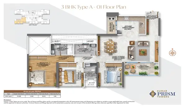 Kumar Prism Floor Plan